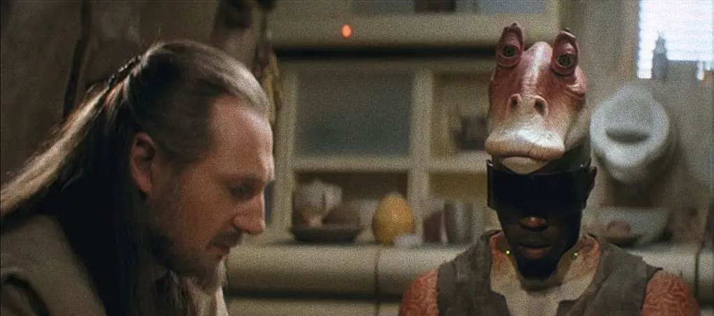 In foto l'attore che ha interpretato il Jar Jar Biks.