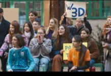 In foto i protagonisti della serie Netflix Riv4li.