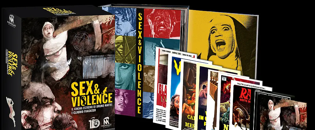 La collezione di film Sex & Violence - Il cinema estremo di Bruno Mattei e Claudio Fragasso.