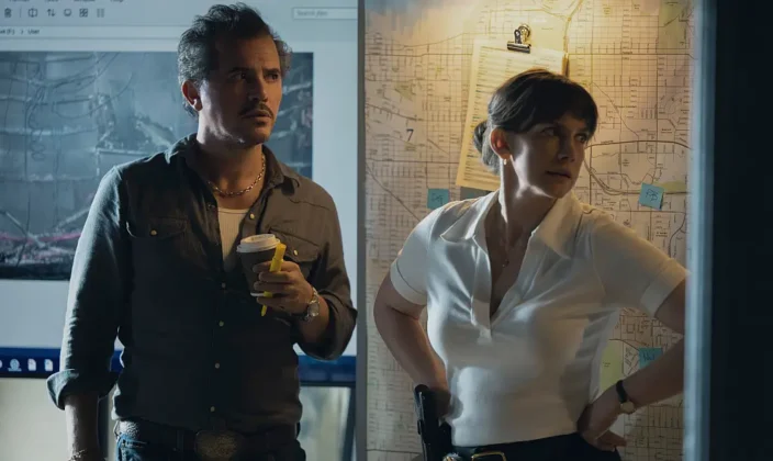 John Leguizamo e Anna Chlumsky nella serie TV Smoke - Tracce di fumo.