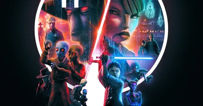 La locandina della serie TV Star Wars: Tales of the Underworld.