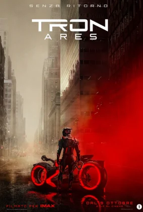Il poster del film Tron: Ares.