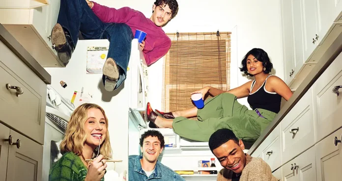 In foto i protagonisti della serie TV Adults.