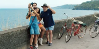 Una scena del film Arrivederci tristezza.