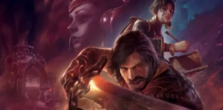 La key-art del videogioco Blades of Fire.