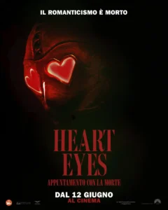 Il poster dell'horror Heart Eyes.