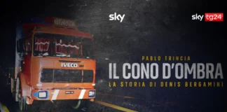 La locandina del podcast Sky il Cono d'ombra.
