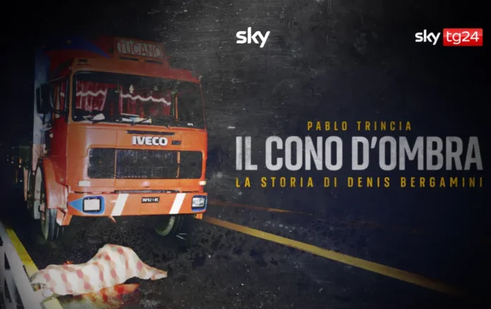 La locandina del podcast Sky il Cono d'ombra.