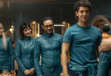 Una scena della serie TV Netflix Il rifugio atomico.