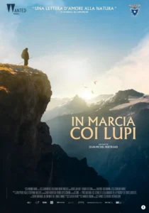 Il poster del film In marcia coi lupi.