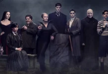 In foto i protagonisti della seconda stagione di Mercoledì.