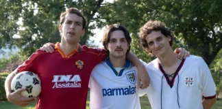 In foto i protagonisti della commedia Ogni Maledetto Fantacalcio.