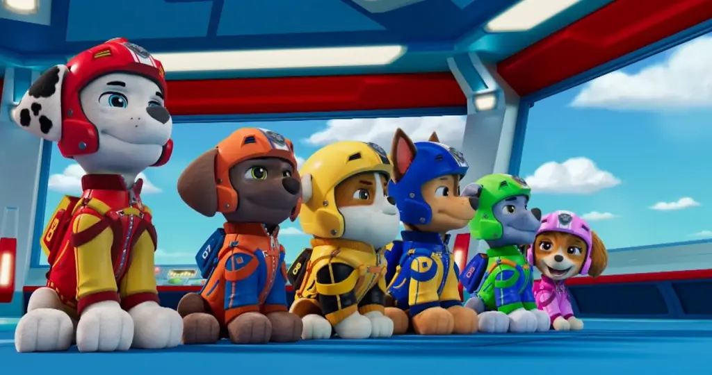 Una scena della serie Paw Patrol: Air Rescue.