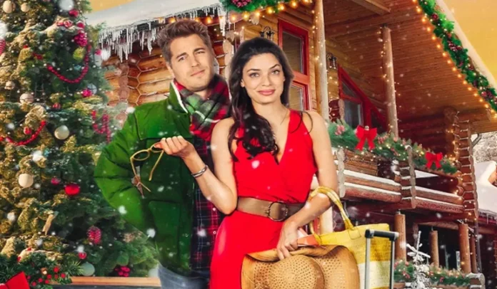 Una immagine di un film natalizio di Pluto TV.