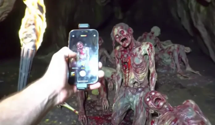 Una scena dell'horror Pompei Z.