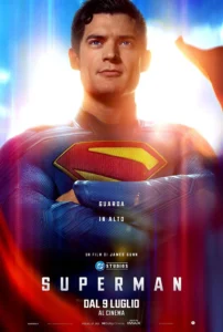 Il nuovo poster del film Superman di James Gunn.