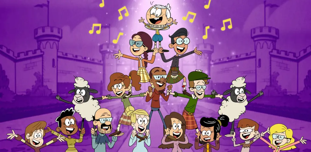 In foto i protagonisti della serie The Loud House.