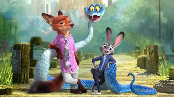 Judy e Nick nel film Zootropolis 2.