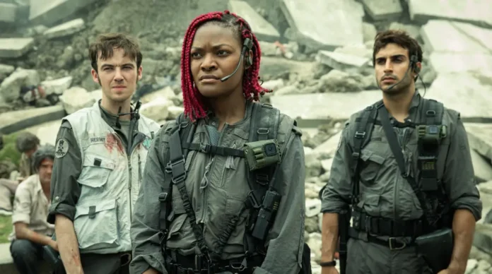 In foto i protagonisti della serie TV Alien: Pianeta Terra.