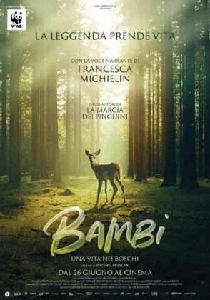 Il poster del live action Bambi.