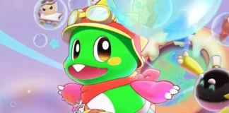 Una immagine del gioco Bubble Bobble Sugar Dungeons.