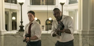 Idris Elba e John Cena nel film Capi di stato in fuga.