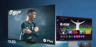 In foto la promozione EA Sports FC 25 su Samsung Gaming Hub.