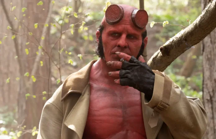 Una scena del film Hellboy - L'uomo deforme.
