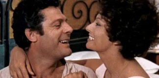 Sophia Loren e Marcello Mastroianni nel film I girasoli.
