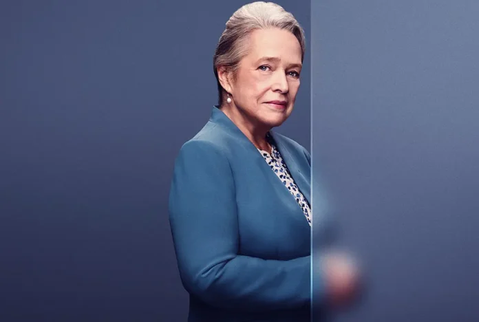 Kathy Bates nel poster della serie TV Matlock.