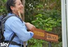 In foto una concorrente dello show Money Road – Ogni tentazione ha un prezzo.