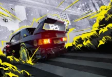 Una illustrazione del gioco Need for Speed Unbound.