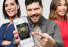 In foto i testimonial della nuova app My Sky.