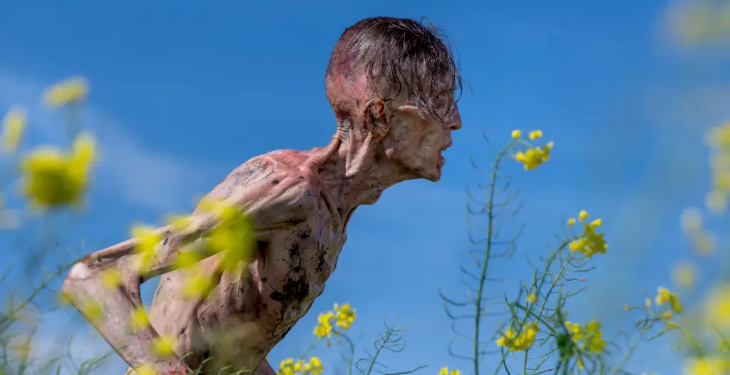 Un infetto nel film 28 anni dopo.