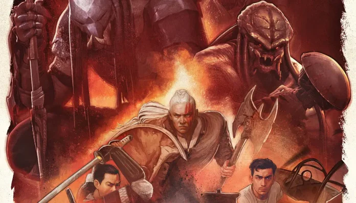 Una immagine del nuovo poster del film Predator: Killer of the Killers.