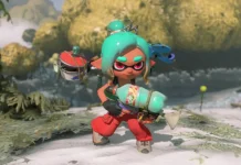 In foto un personaggio dello spin-off Splatoon Raiders.