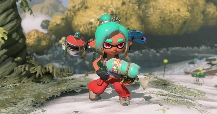 In foto un personaggio dello spin-off Splatoon Raiders.