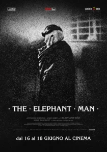 Il poster del film The Elephant Man.