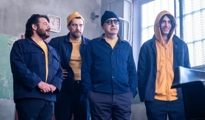 Una scena del film Tutta colpa del rock.