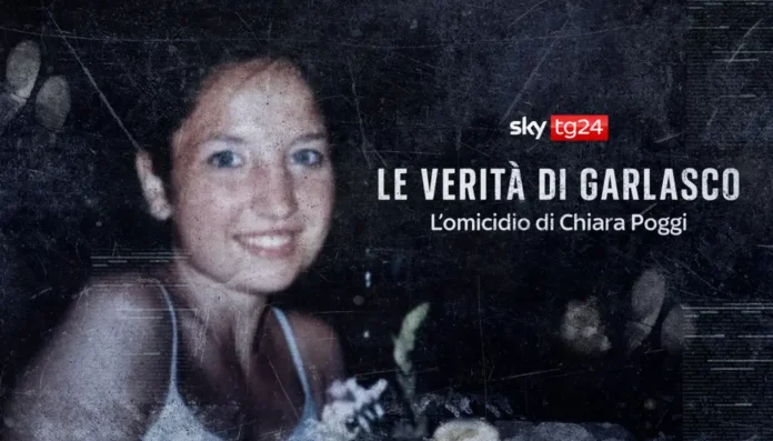 La copertina del documentario Le verità di Garlasco – L’omicidio di Chiara Poggi.