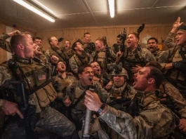 Una scena del film Warfare - Tempo di guerra.