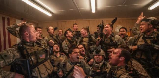 Una scena del film Warfare - Tempo di guerra.