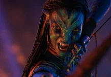 Una scena del film Avatar: Fuoco e Cenere.