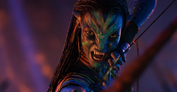 Una scena del film Avatar: Fuoco e Cenere.