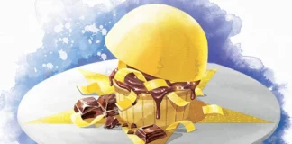 L'immagine di un gelato ispirato a Italia’s Got Talent.
