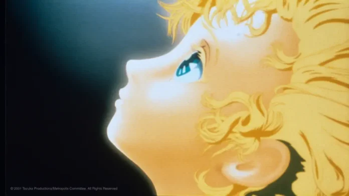 Una scena dell'anime Metropolis.