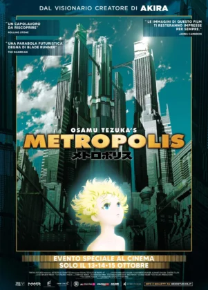 Il poster dell'anime Metropolis.