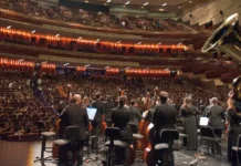 In foto l'orchestra italiana del cinema.