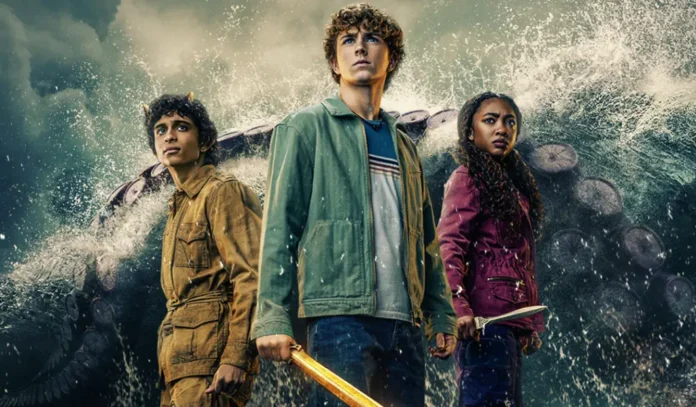 Una immagine del poster della seconda stagione di Percy Jackson e gli Dei dell’Olimpo.