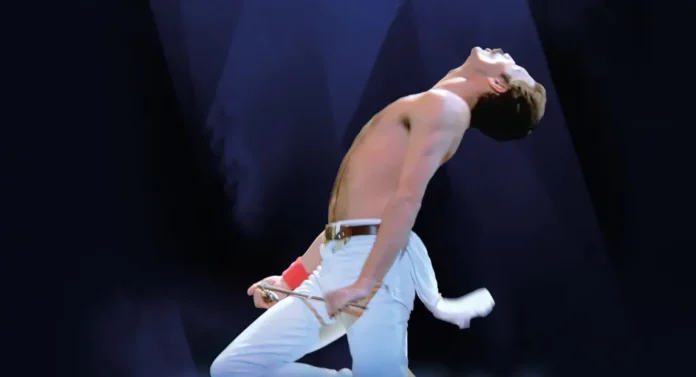 Freddie Mercury nel film Queen. Rock Montréal.